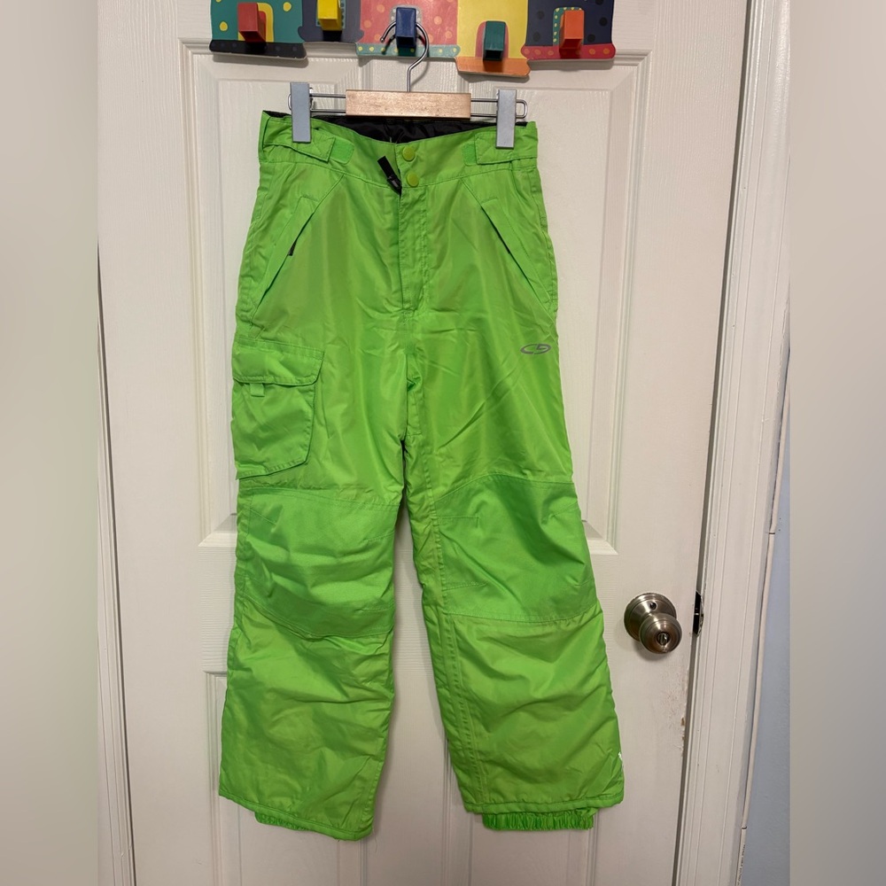 Champion bottoms snow pants neon teen boys